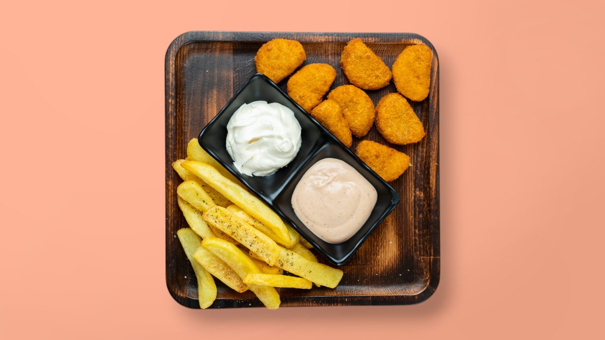 Chicken Nuggets me Patate