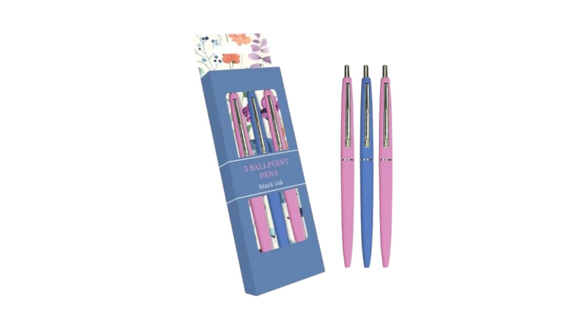 3 Ballpoint Pens | Set of 3 | Tal-Lira Fgura | Wolt