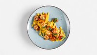 Objednať Tagliatelle "aglio e olio peperoncino" s krevetami