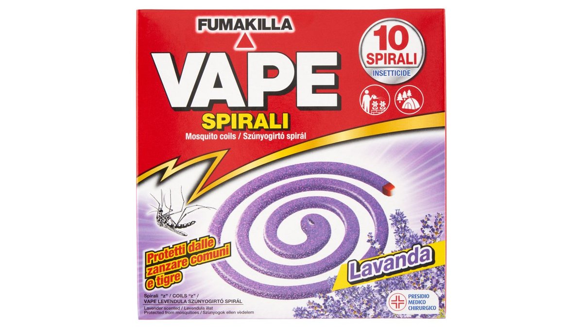 vape szunyogirto Vape szúnyogirtó spirál, 10 db | Wolt Market Debrecen
