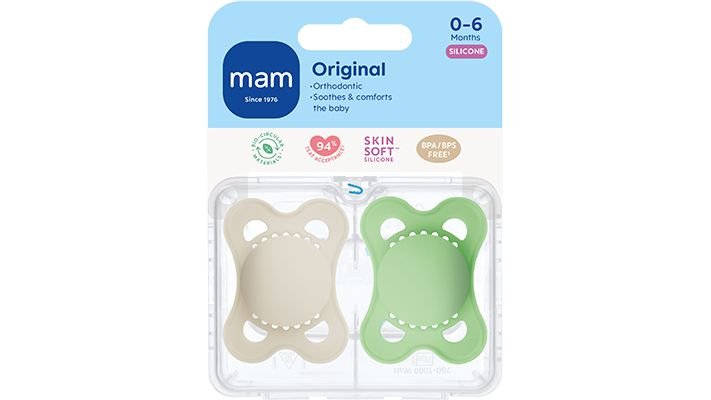 Mam Napp Silikon 0-6 mån, 2-pack