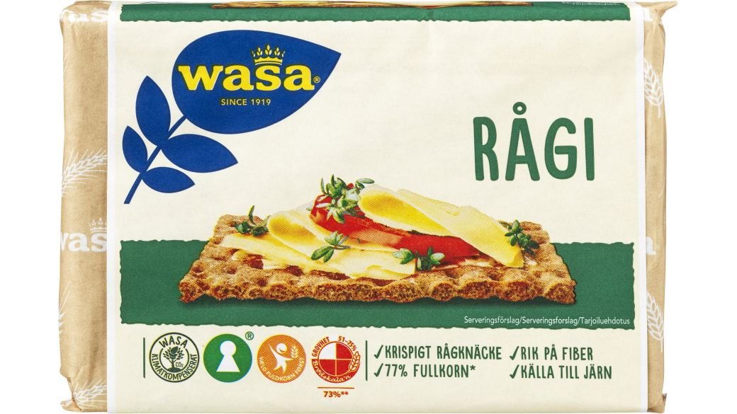Knækbrød rågi, Wasa
