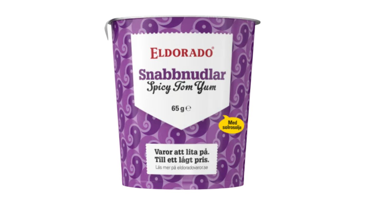 Eldorado Snabbnudlar Spicy Tom Yum, 65 g