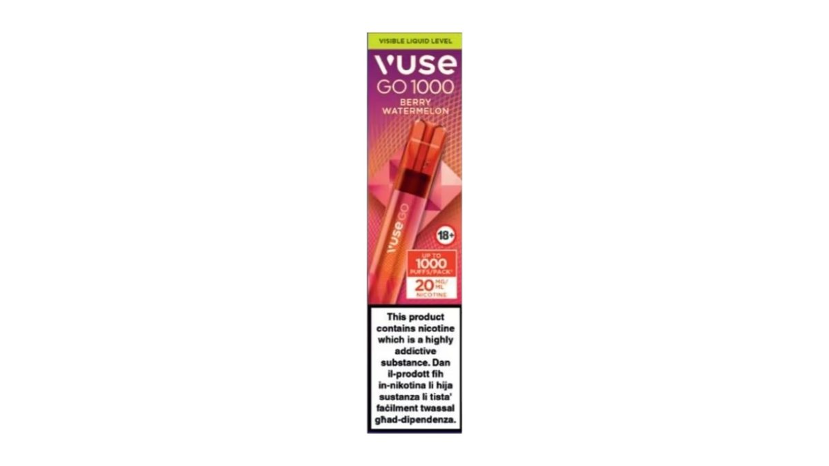 vuse go ukusi Berry Watermelon Vuse Go Berry Watermelon Extra Intense Vuse Prefilled Pods main image 1