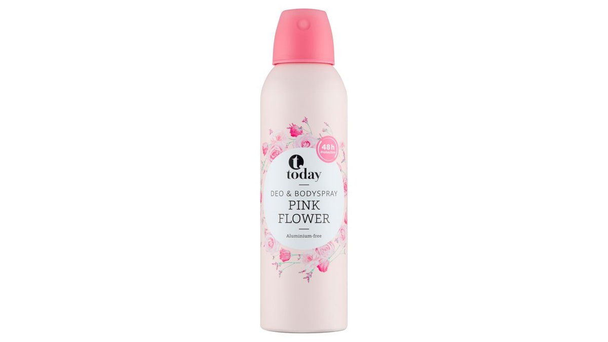 today Deo & Bodyspray Pink Flower tělový deodorant 200ml