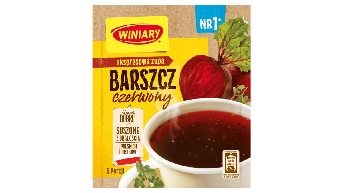 Winiary ekspresowa zupa Barszcz czerwony 60 g