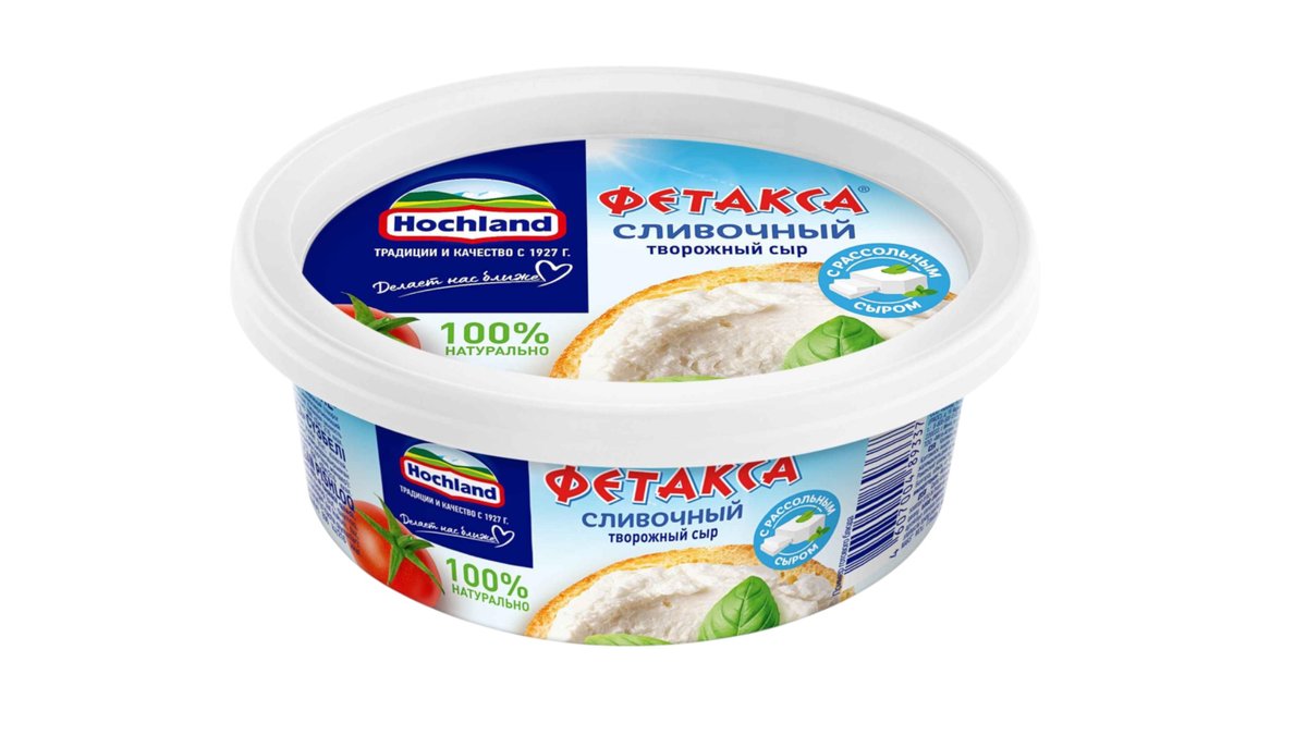Сыр HOCHLAND Творожный сливочный Фетакса 140г
