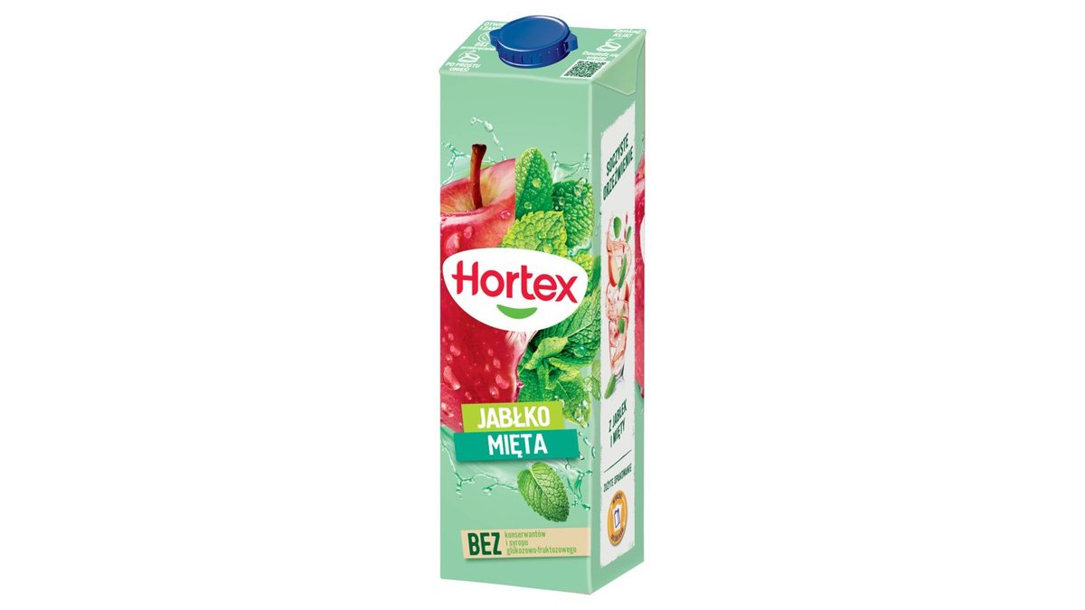 Hortex Napój jabłko mięta 1 l