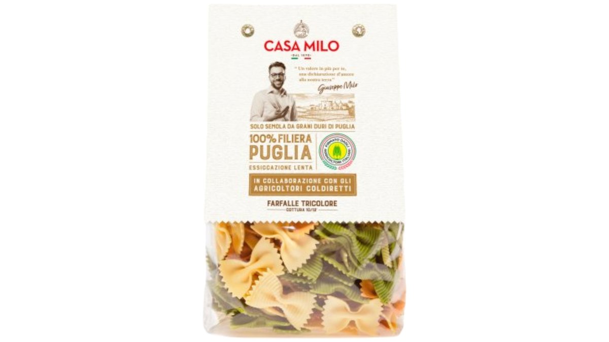 Casa Milo Farfalle Tricolore, 500 g