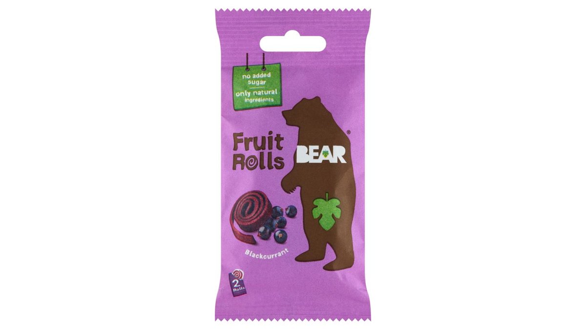 Bear Jemne sušené ovocné rolované plátky 20 g