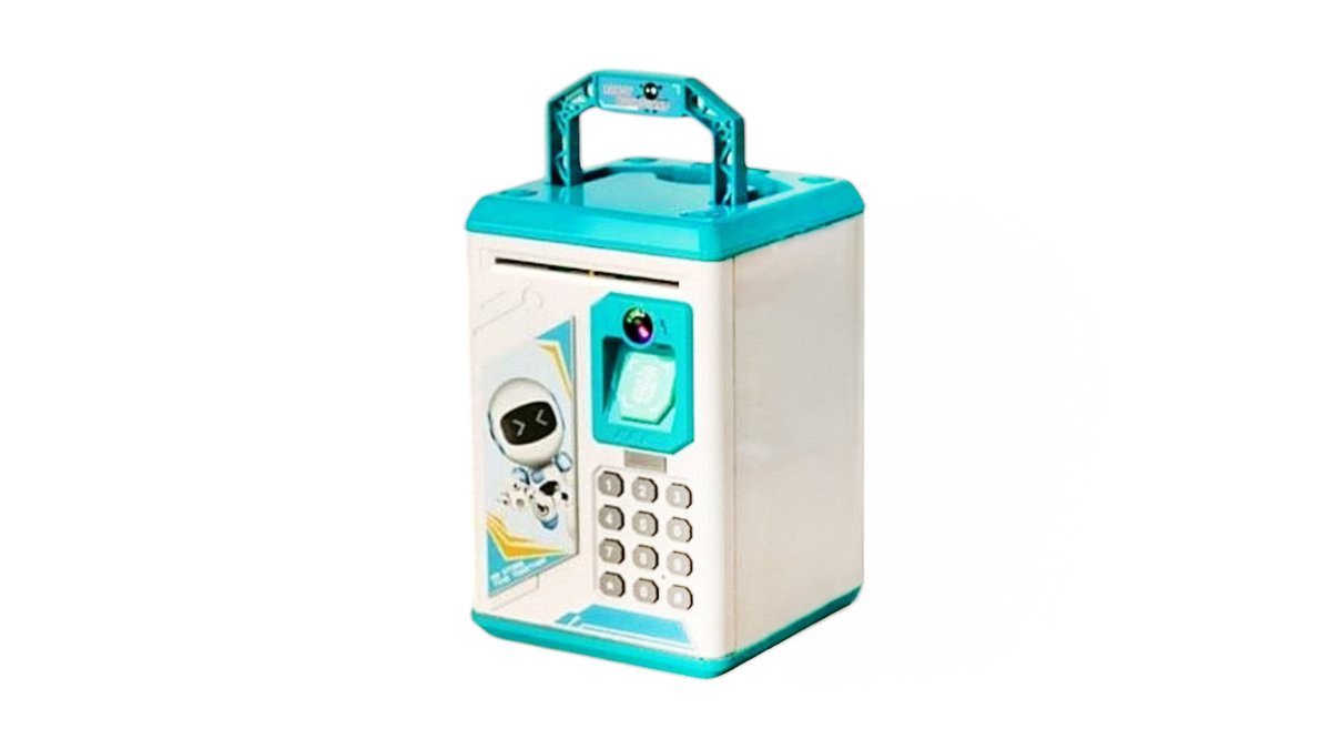 Viral ATM piggybank blue