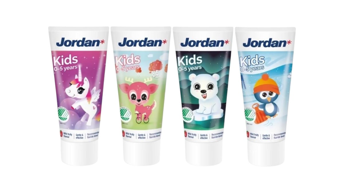 Laste hambapasta JORDAN 50ml 0-5a