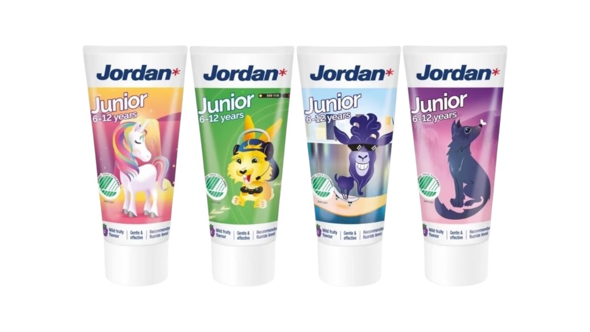 Laste hambapasta JORDAN Junior 6+ 50ml