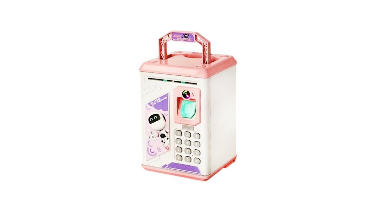 Viral ΑΤΜ piggybank pink