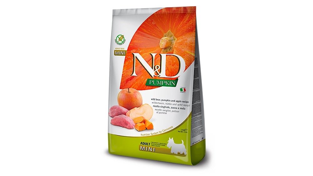Farmina N&D Pumpkin Dog – Wild Boar And Apple Adult Mini 800g