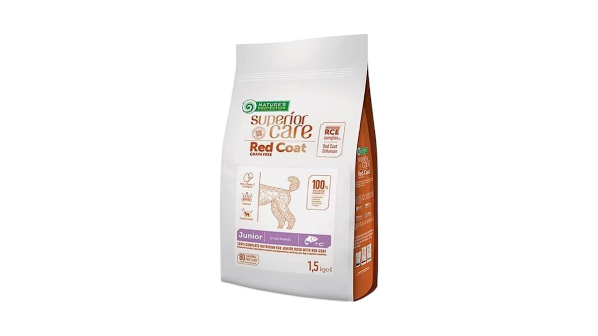 Red Coat Grain Free With Salmon For Junior Small Breed Dogs 1.5kg