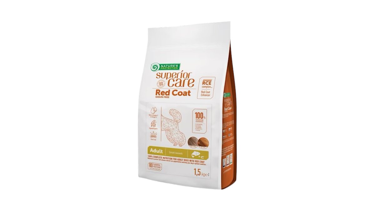 Natures Protection Gf Adult Red Coat & Salmon 1.5kg