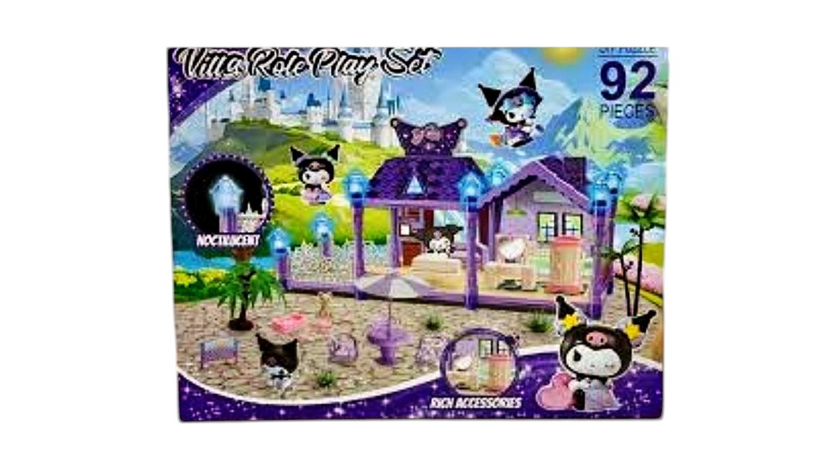 Kuromi villa role play set 92pcs