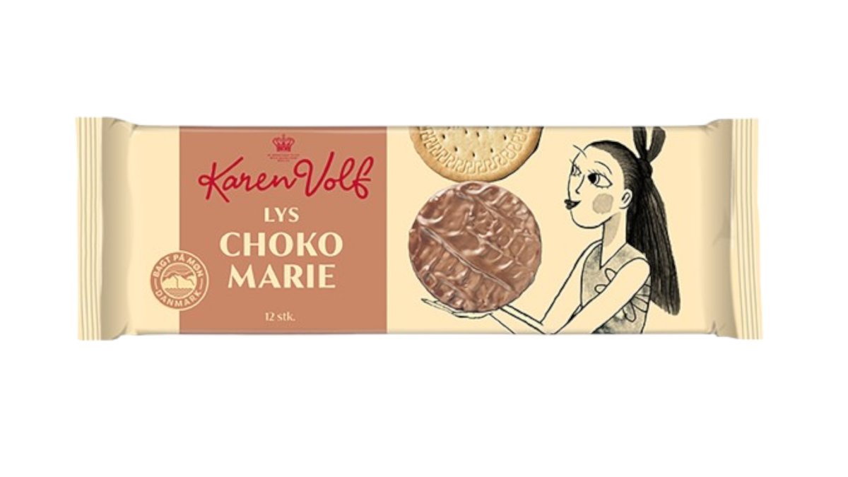 Mariekiks med lys choko, Karen Volf
