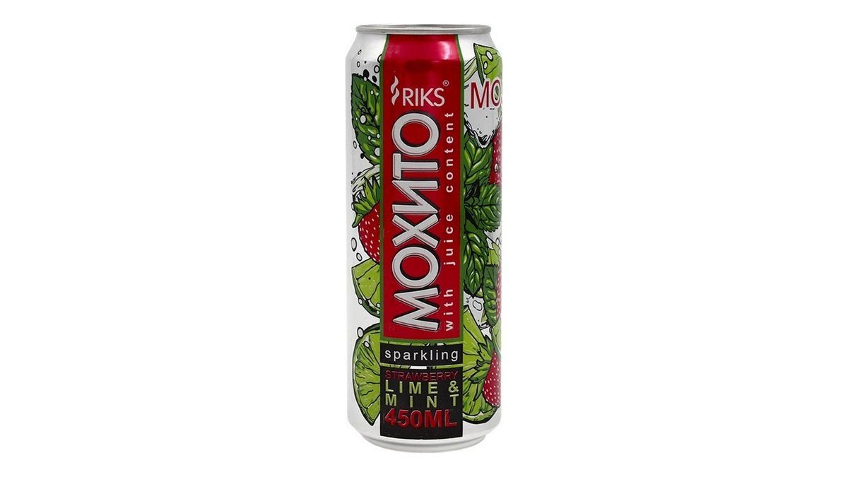Напиток Riks мохито strawberry/lime/mint 0.5 л