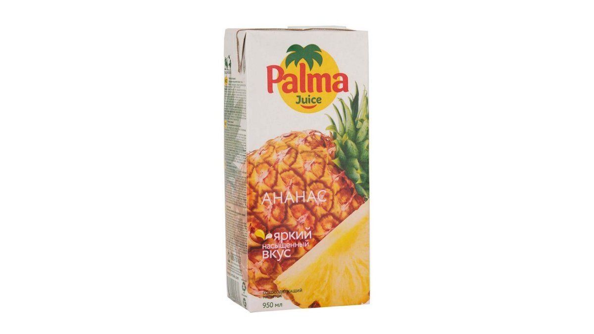 Palma, сок palma 0,95л ананас, шт.