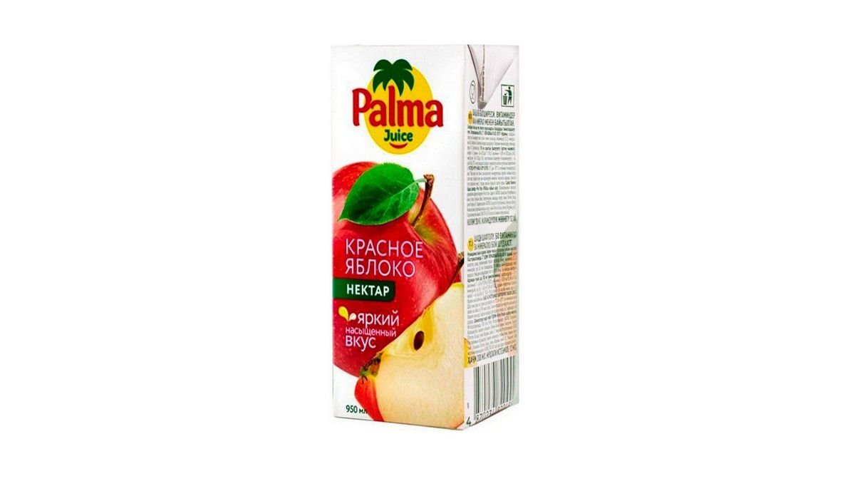 Palma, сок palma 0,95л красное яблоко, шт.