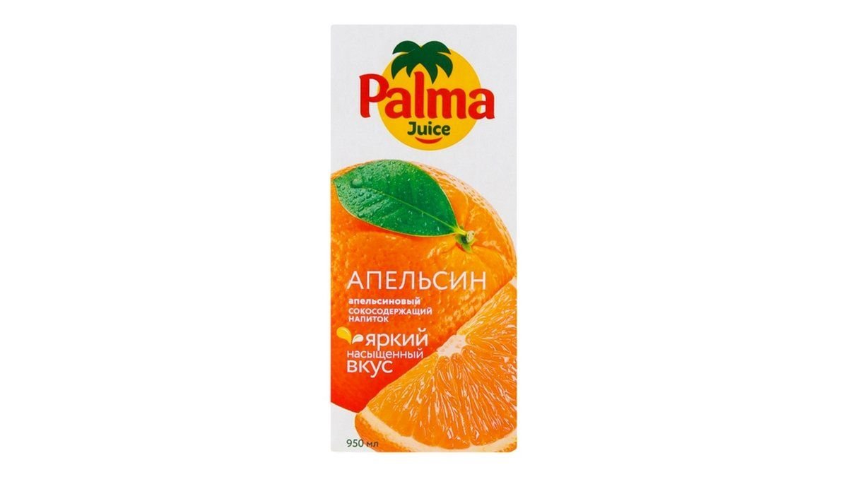 Palma, сок palma 0,95л апельсин, шт.