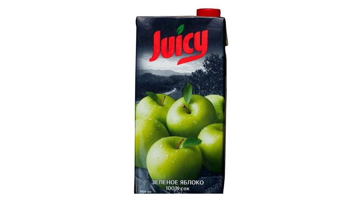 Juicy, сок juicy 1,95л зеленое яблоко, шт.