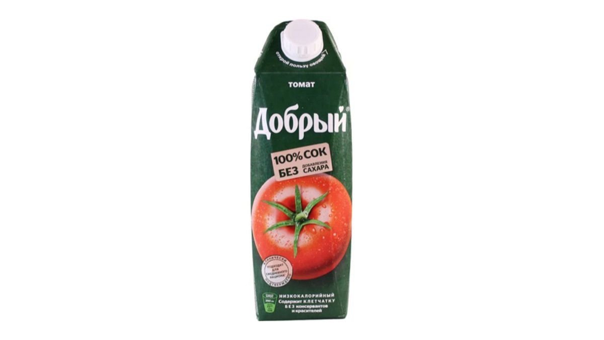 Сок Добрый Томат, 1 л