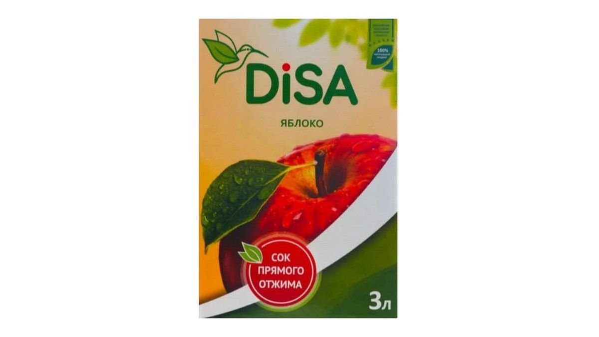 Сок Disa яблоко 3 л коробка