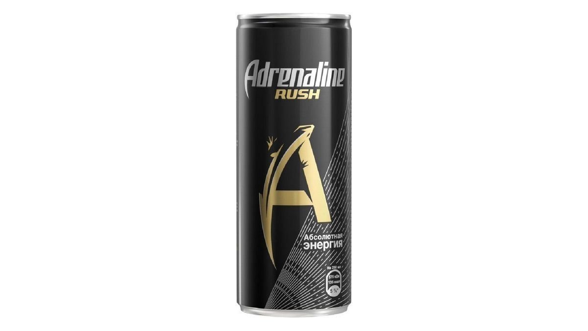 Напиток энергетический Adrenaline Rush 0,25 л