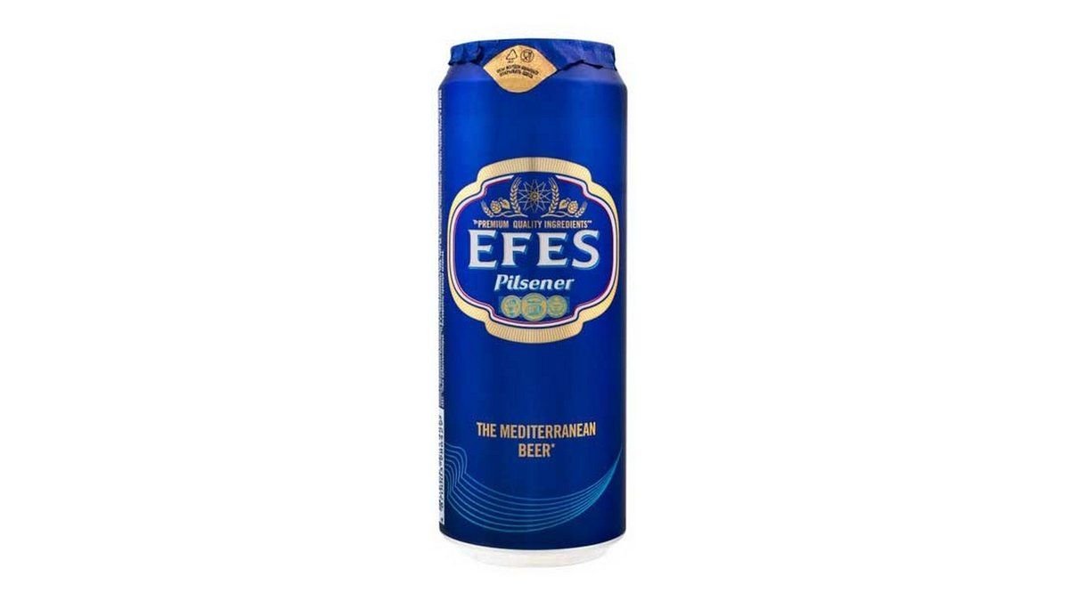Пиво EFES pilsener 0,45л ж/б