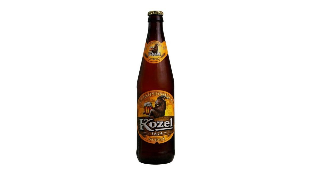 Пиво Velkopopovicky Kozel светлый 4.6% 0.5 л