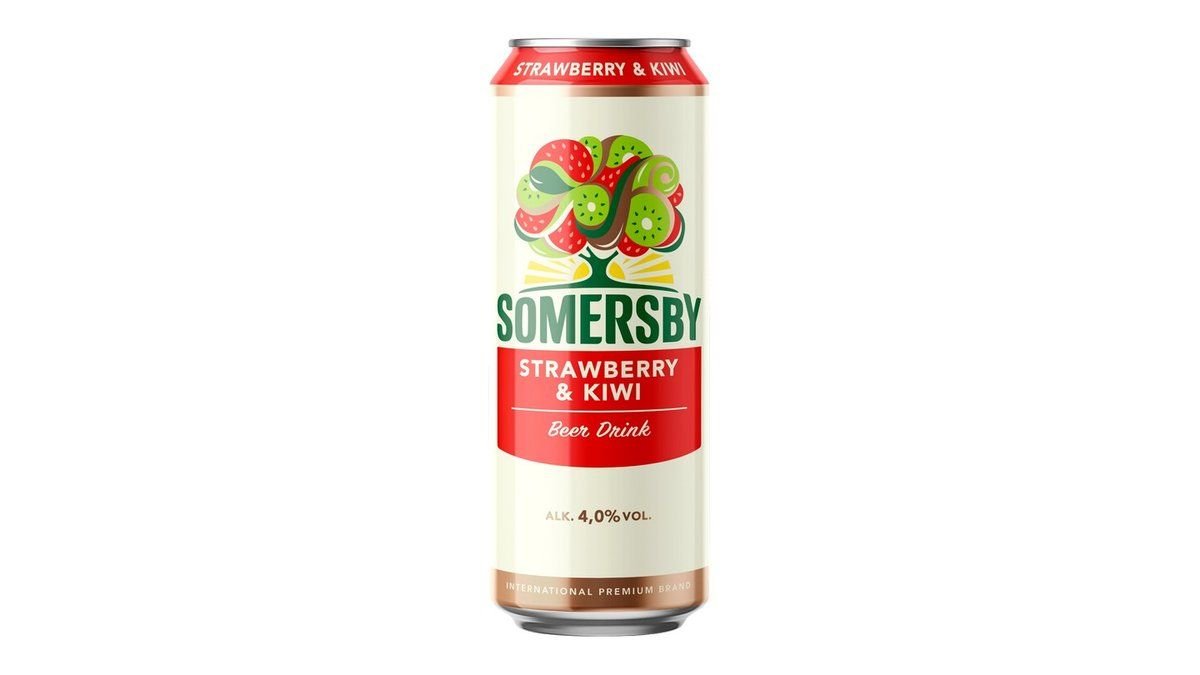 Напиток пивной Somersby Клубника-Киви 0,43 л