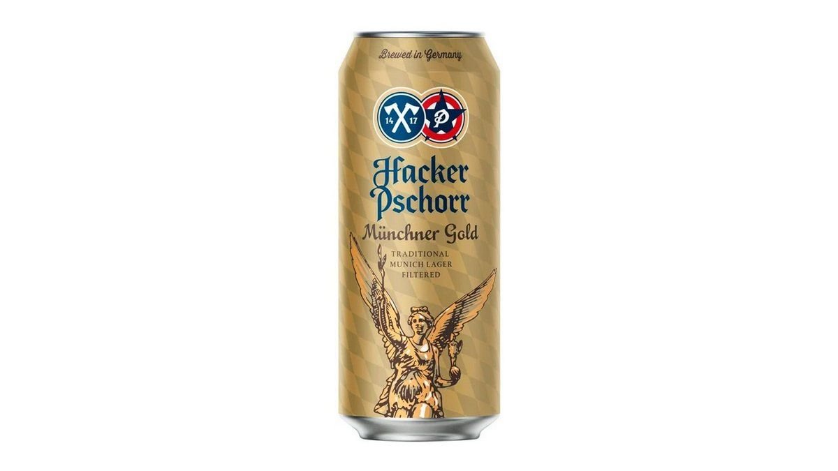 Пиво haker-pschorr 0,5л munich gold светлое жб