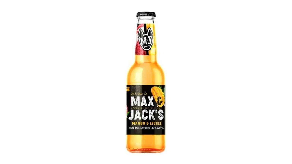 Пивной напиток max & jacks 0.4л mango lychee сб