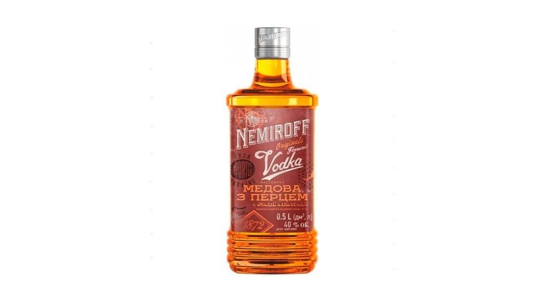 Водка Nemiroff медовая с перцем 40% 0.5 л