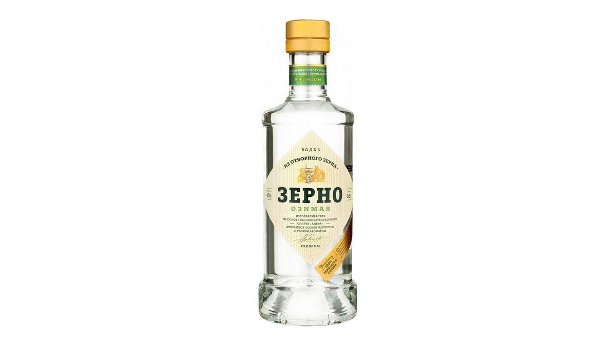 Водка зерно озимая 40% 0.5 л