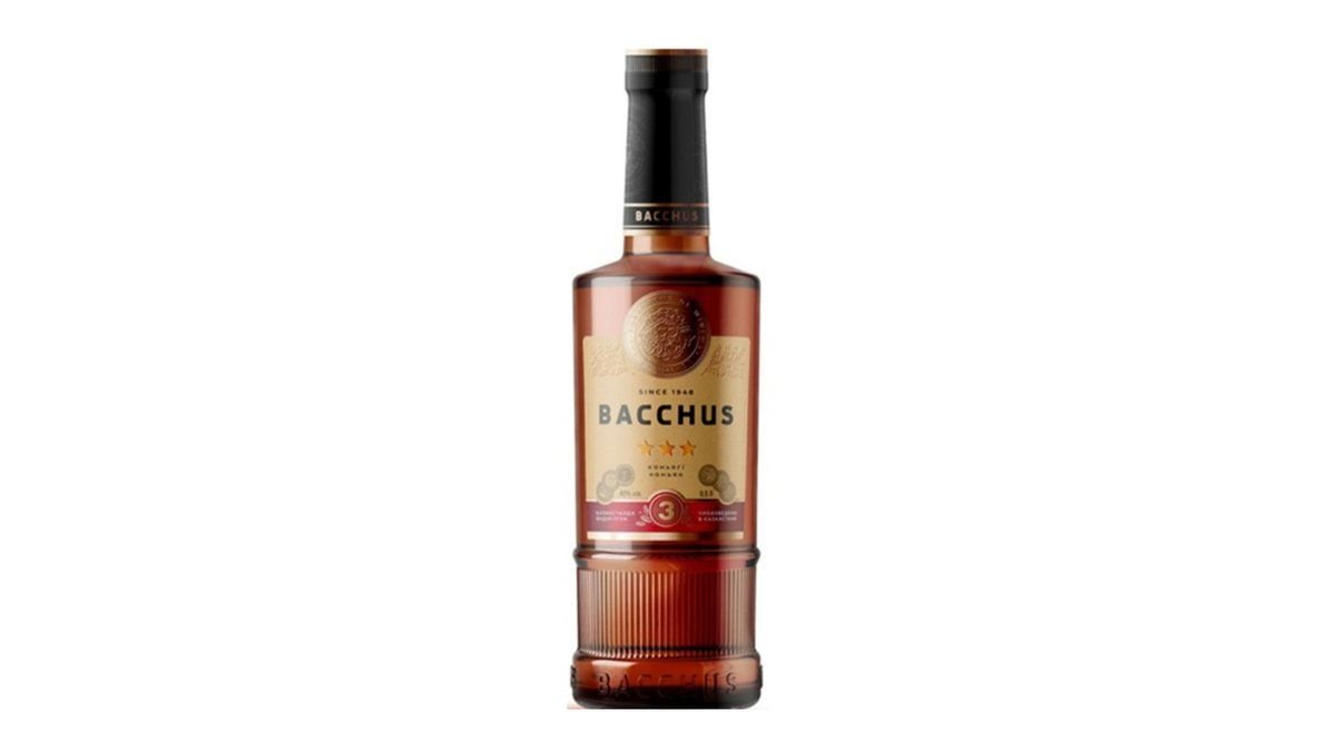 Коньяк Bacchus 3 года 40% 0.5 л