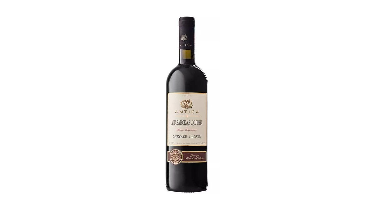 Вино antica 0,75л алазанская долина красн.полуслад