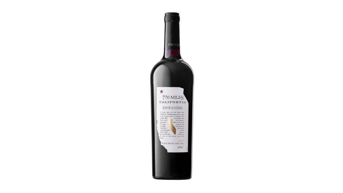 Вино zinfandel красное сухое 0,75л.