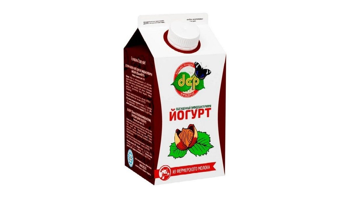 Йогурт питьевой Dep лесной орех 2.5% 500 г