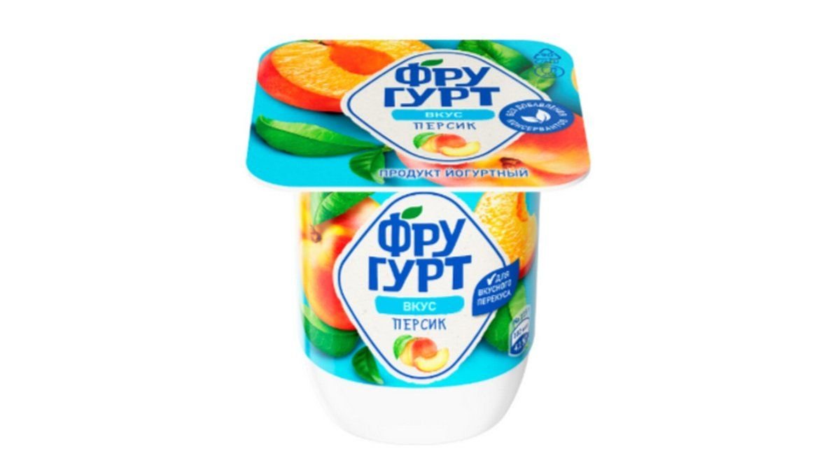 Йогуртный продукт Фругурт персик 2.5% 115 г