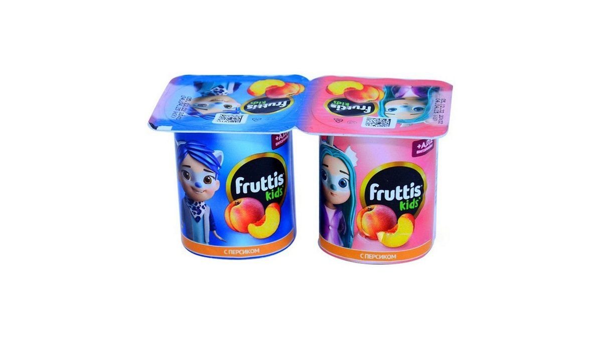Йогурт CAMPINA Fruttis Kids Персик 2,5% 110г