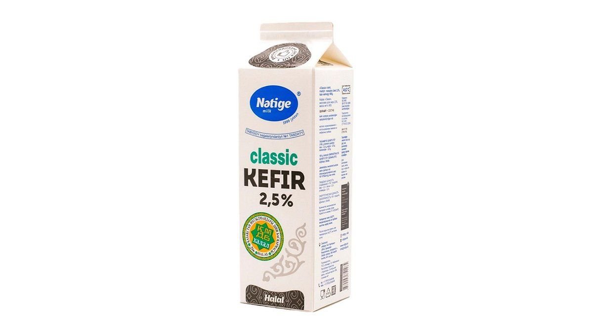 Кефир NATIGE Classic 2,5% 0,9л т/п