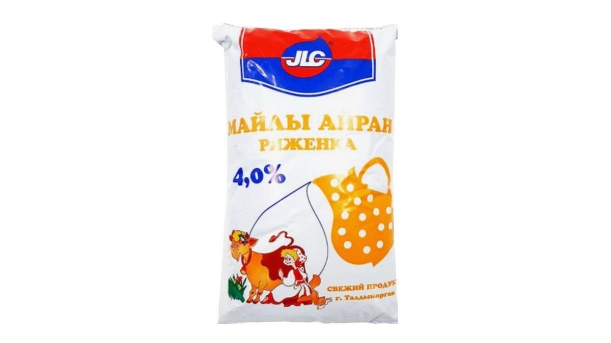 Ряженка Jlc натуральная 4% 900 мл