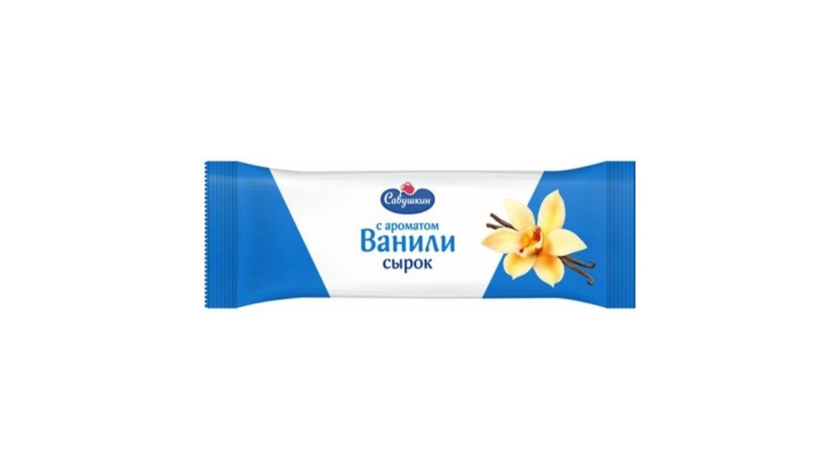 Сырок савушкин 40гр творожный с ароматом ванили