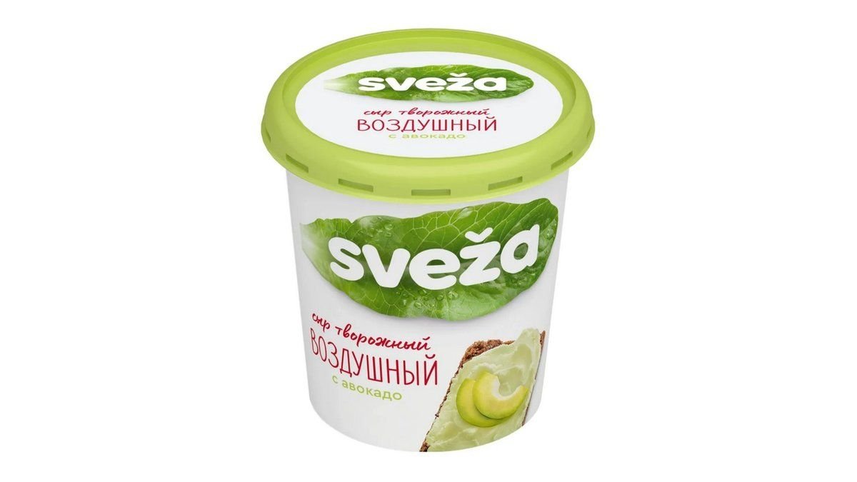 Sveza сыр творожный 150г авокадо 60% ст/пп