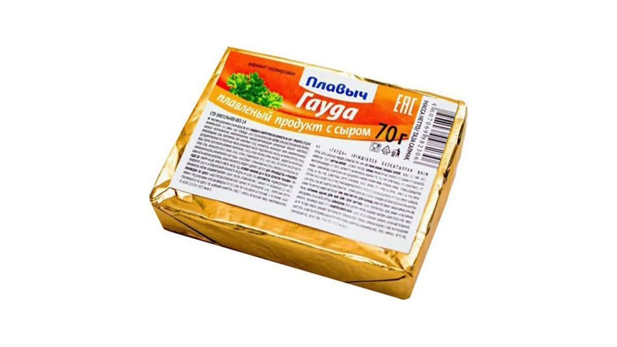 Плавыч, сыр плавленый плавыч 70 гр., гауда блочок, шт.