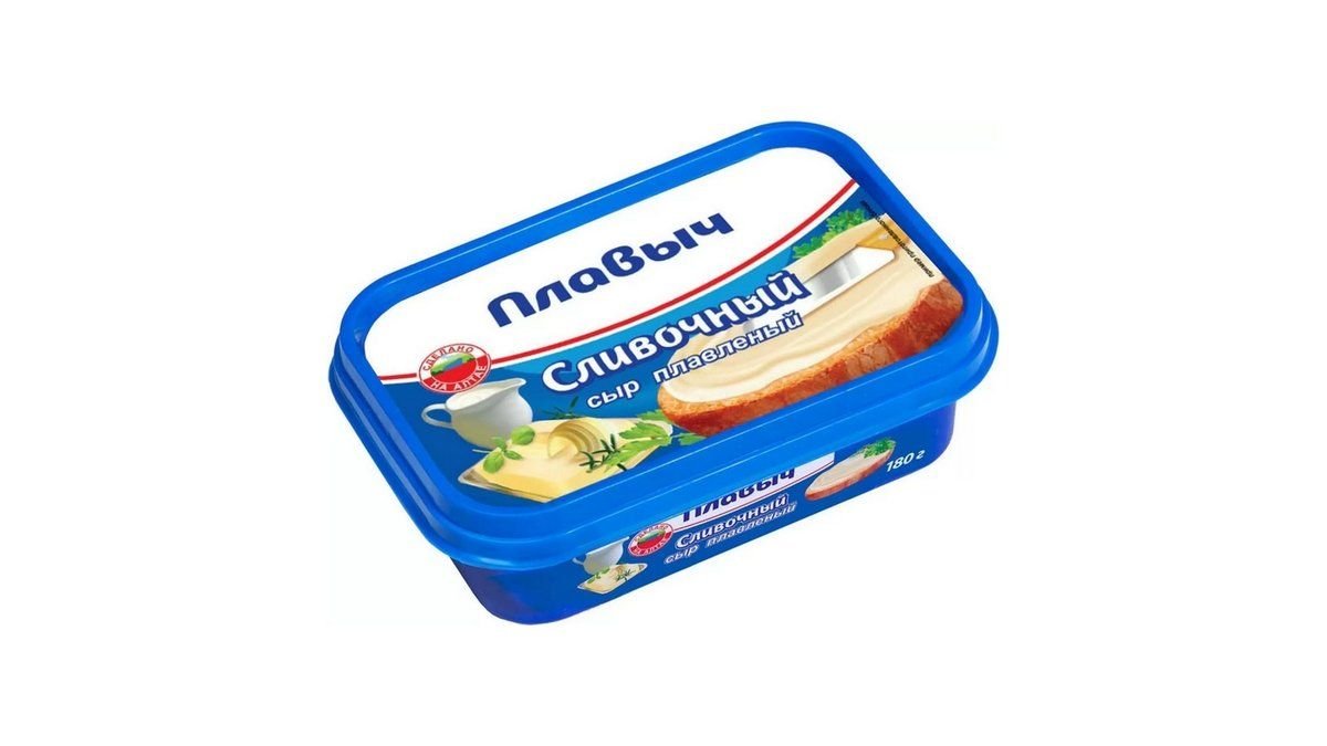 Сыр Плавыч Сливочный плавленый, 180гр